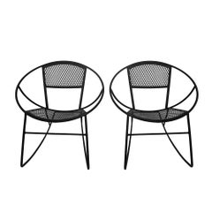 Vintage Salterini Radar Rocking Chairs Mid Century Modern