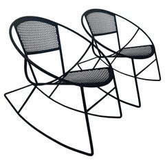 Chaises à bascule Radar Salterini mi-siècle moderne