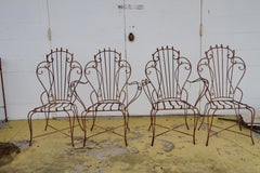 Vintage Salterini Rustic 5 Piece Patio Set