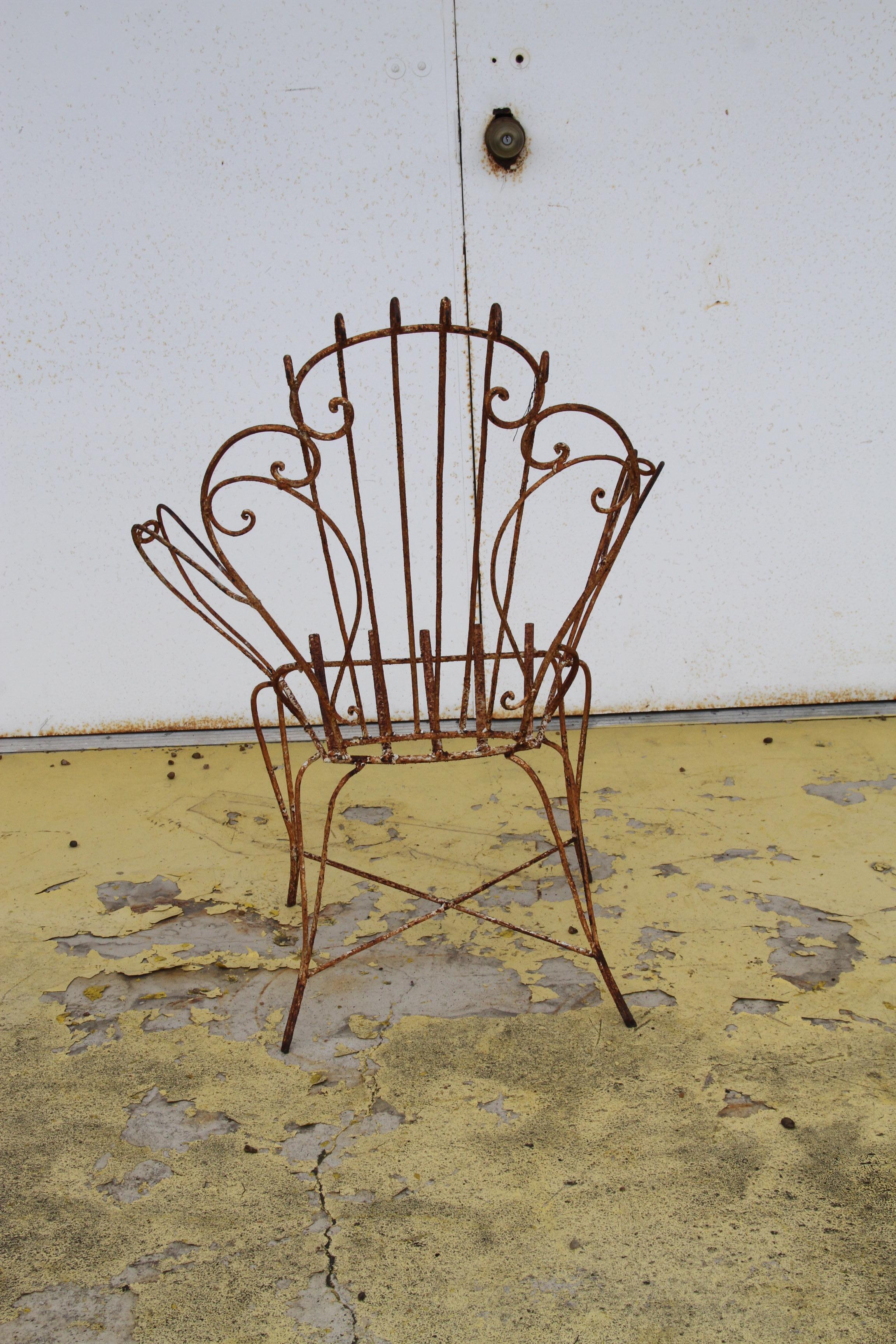 Rustique Vintage Salterini Rustic 5 Piece Patio Set en vente
