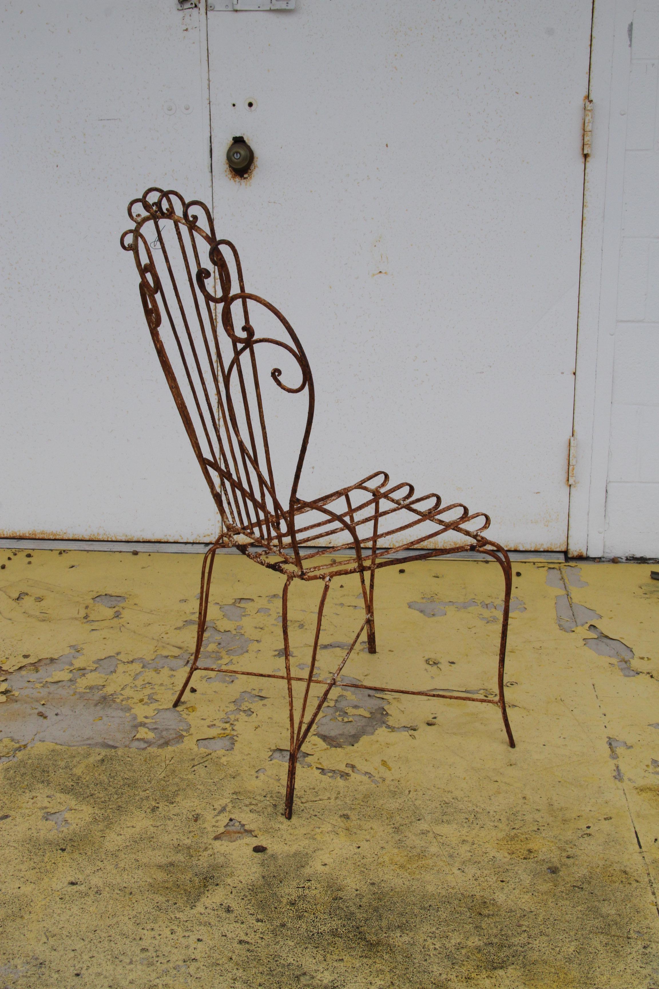 Vintage Salterini Rustic 5 Piece Patio Set Bon état - En vente à Pasadena, TX
