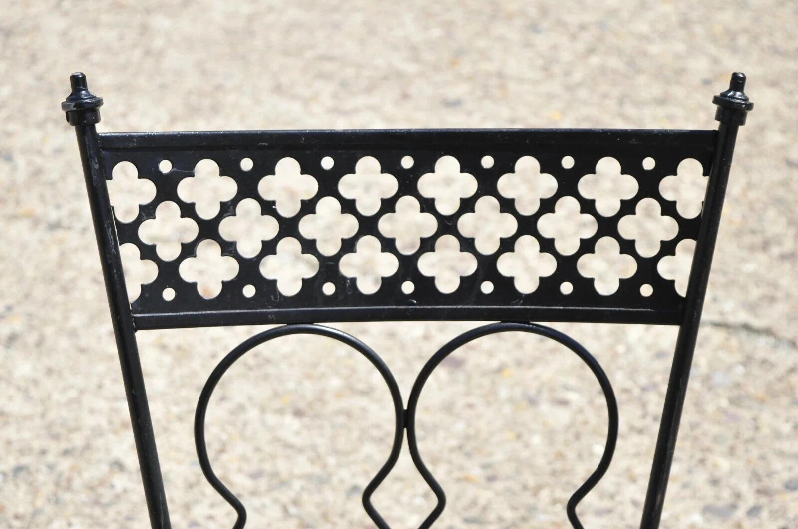 Ensemble de salle à manger bistro en fer forgé Vintage By Salterini - 3 pièces en vente 3