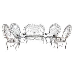 Vintage Salterini Wrought Iron Outdoor Patio Furniture