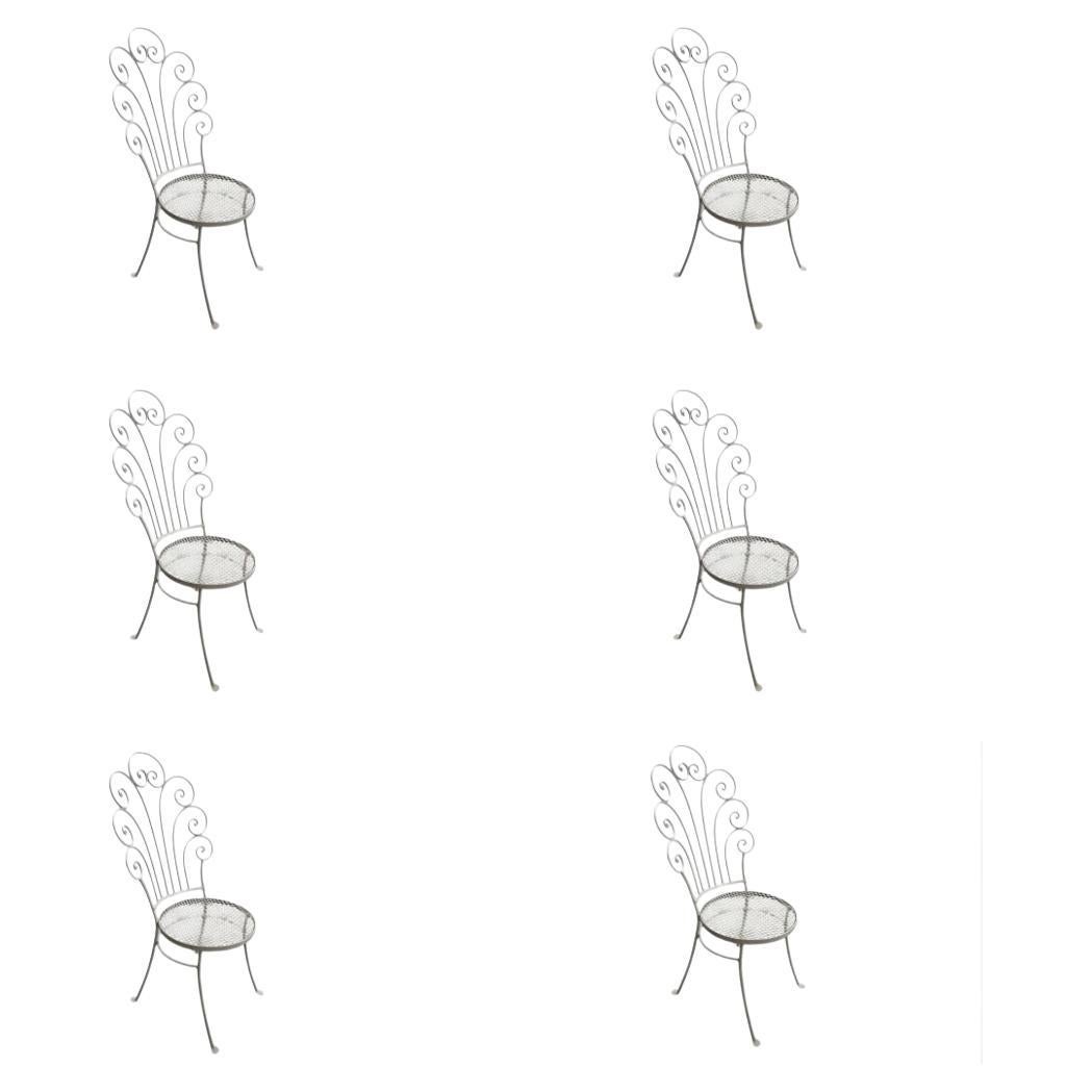 Vintage Salterini Wrought Iron Patio Chairs For Sale