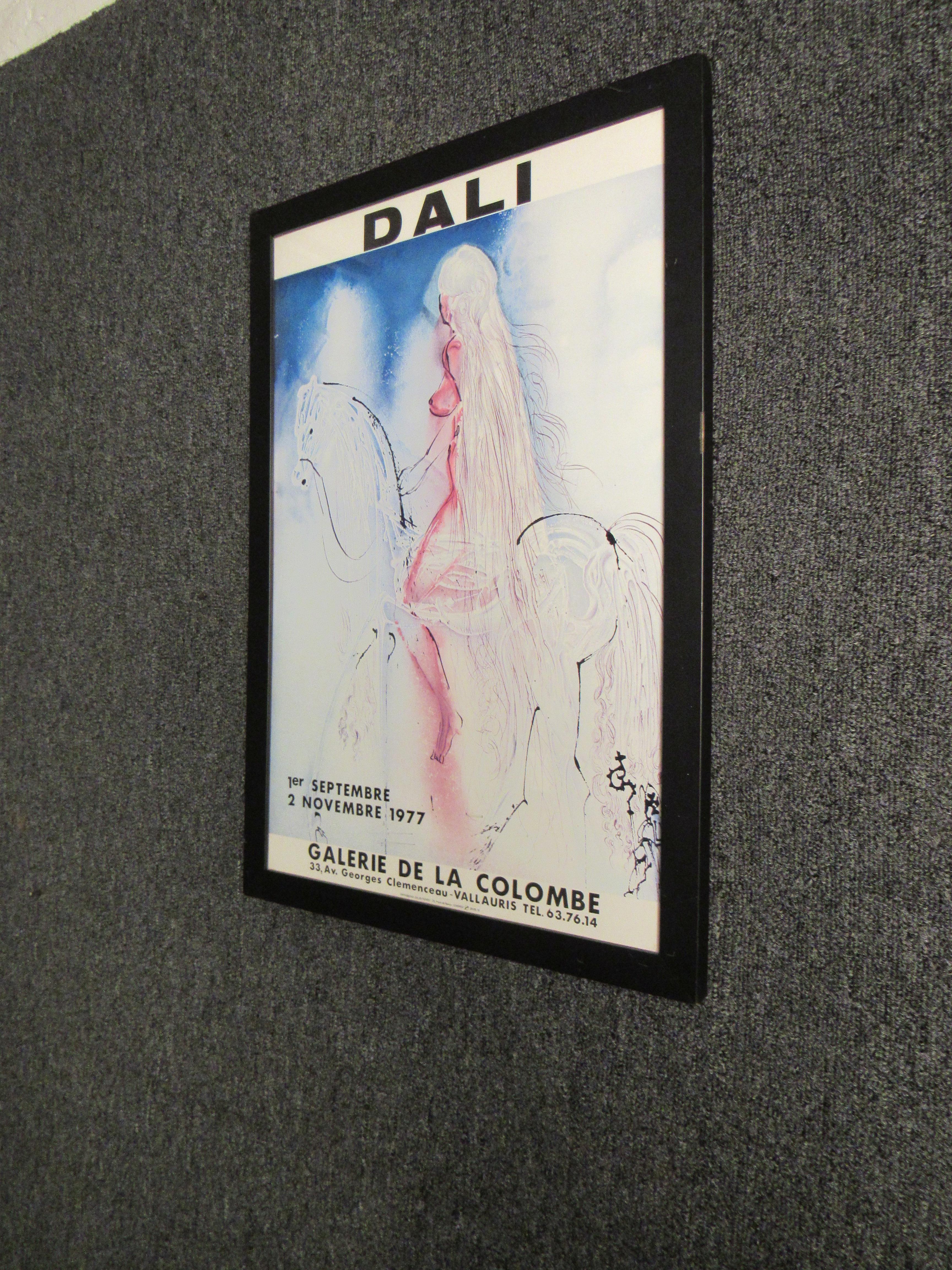 When it comes to true artistic genius, few names are mentioned more than that of Salvador Dali. An undeniable master of 20th century surrealism, Dali's work can be found in nearly every important art museum worldwide. This authentic vintage poster