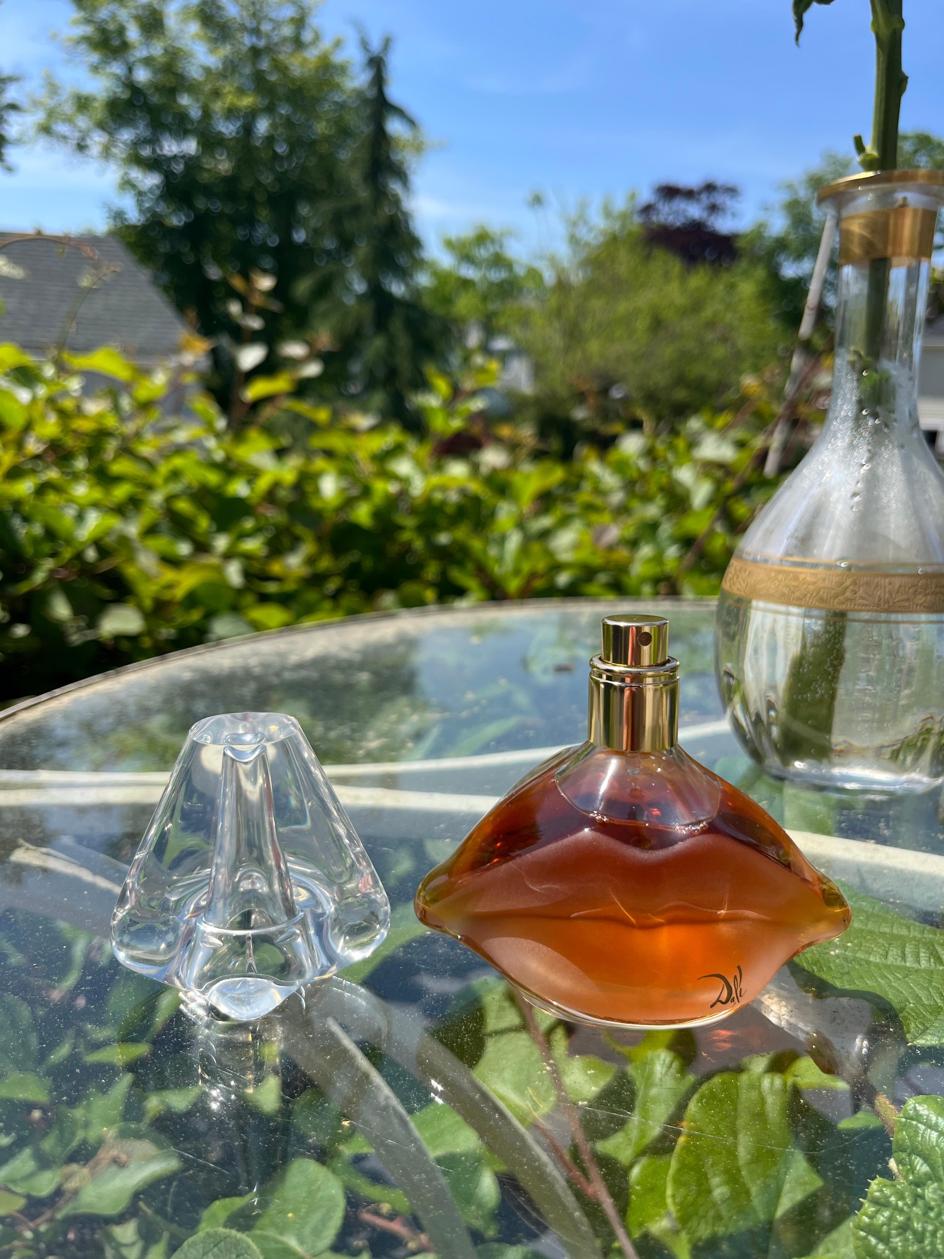 Vintage Salvador Dali Lips / Nose Perfume Bottle 1983 In Good Condition In Greenport, NY