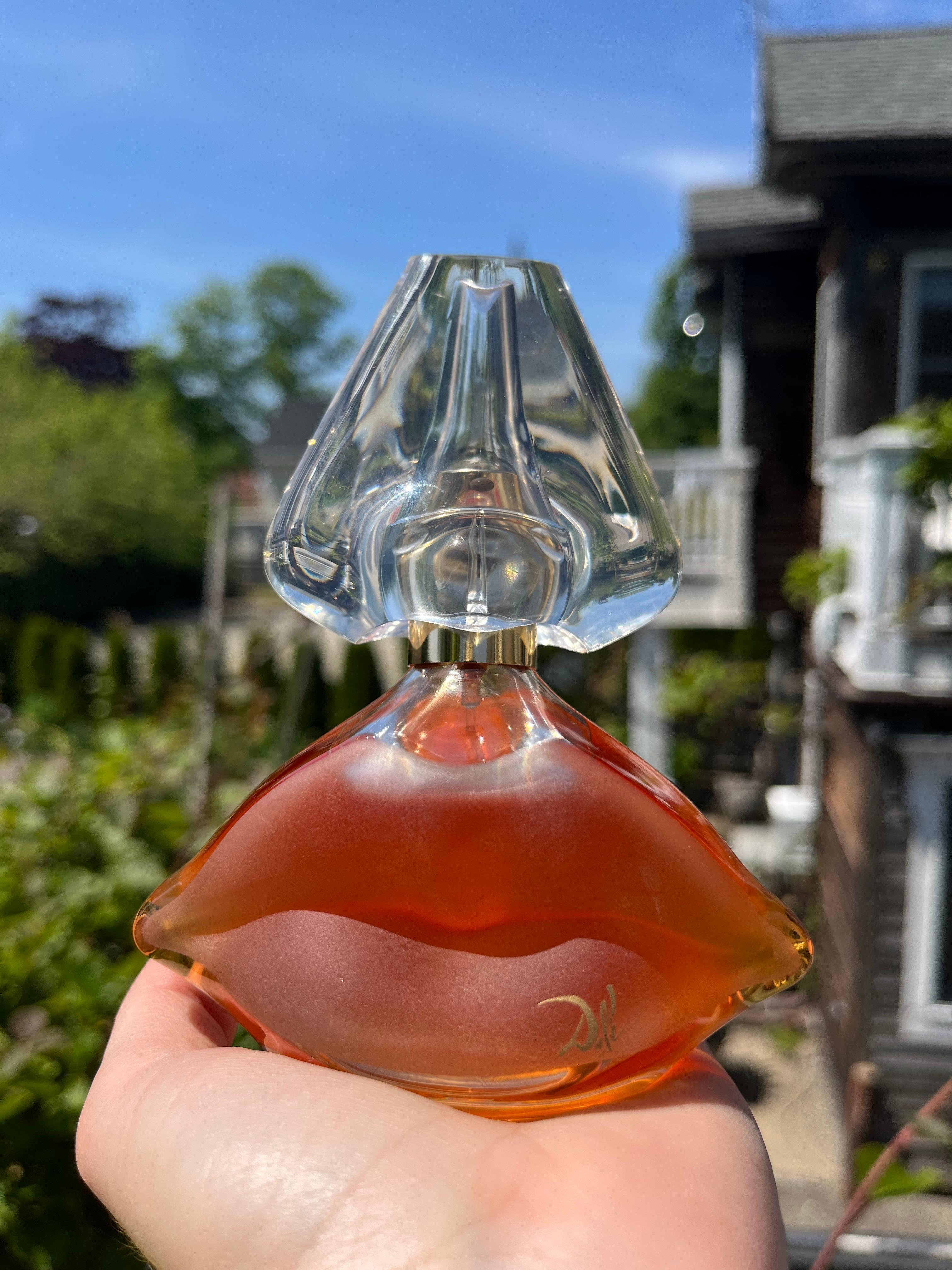 Vintage Salvador Dali Lips / Nose Perfume Bottle 1983 2