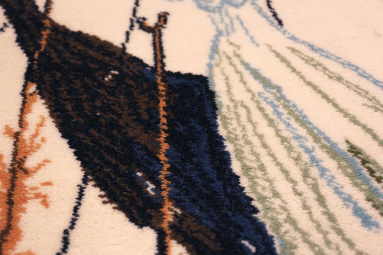 Vintage Salvador Dali Rug Alice In Wonderland. Size: 2 ft 8 in x 4 ft ...