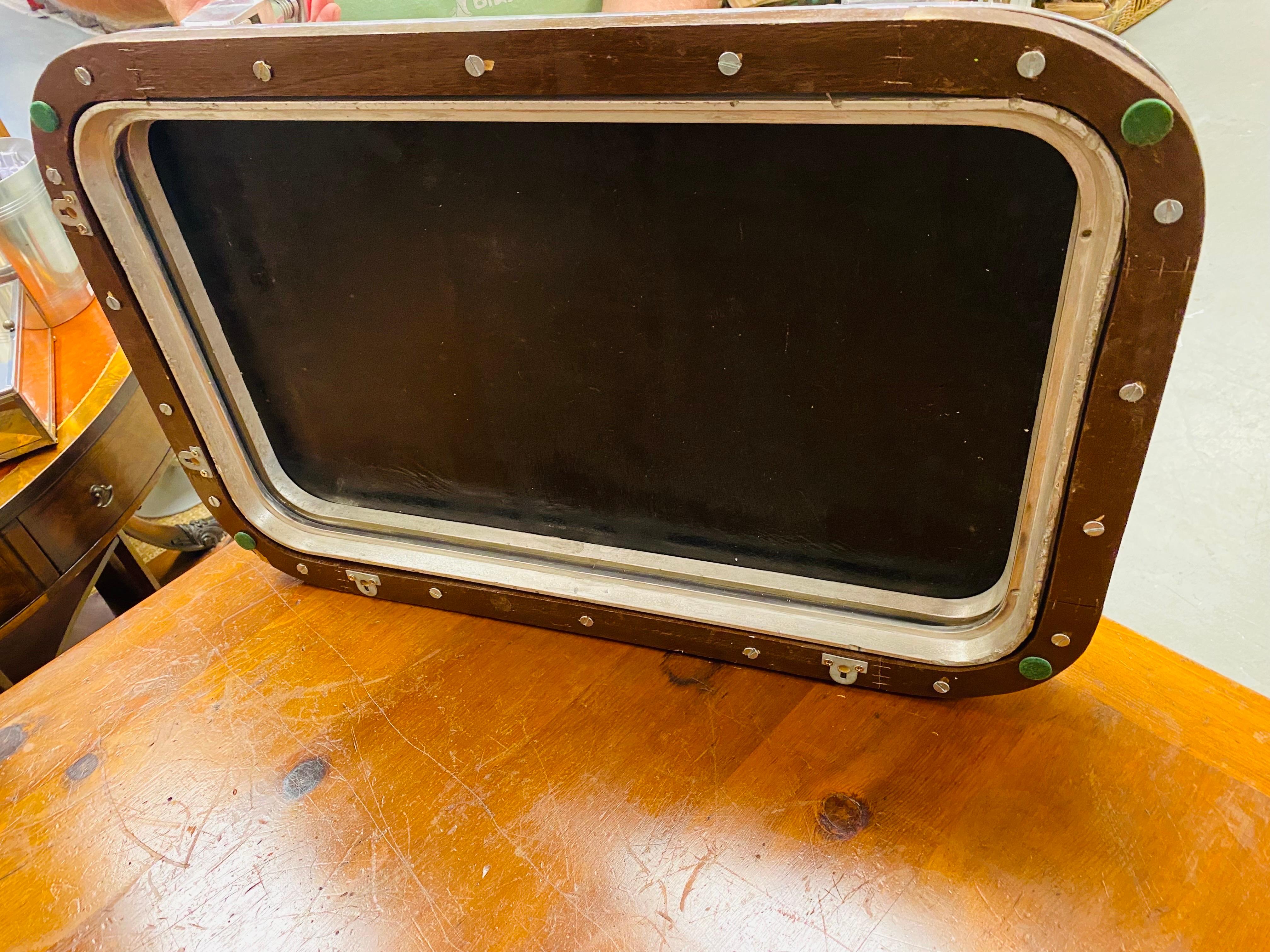 Mirror Vintage Salvaged Porthole Bar Tray