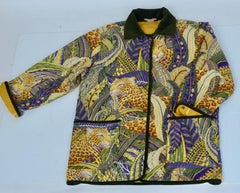 Vintage Salvatore Ferragamo Iconic Leopard Print Quilted Jacket, Multiple Colors