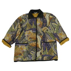 Vintage Salvatore Ferragamo Iconic Leopard Print Quilted Jacket, Multiple Colors