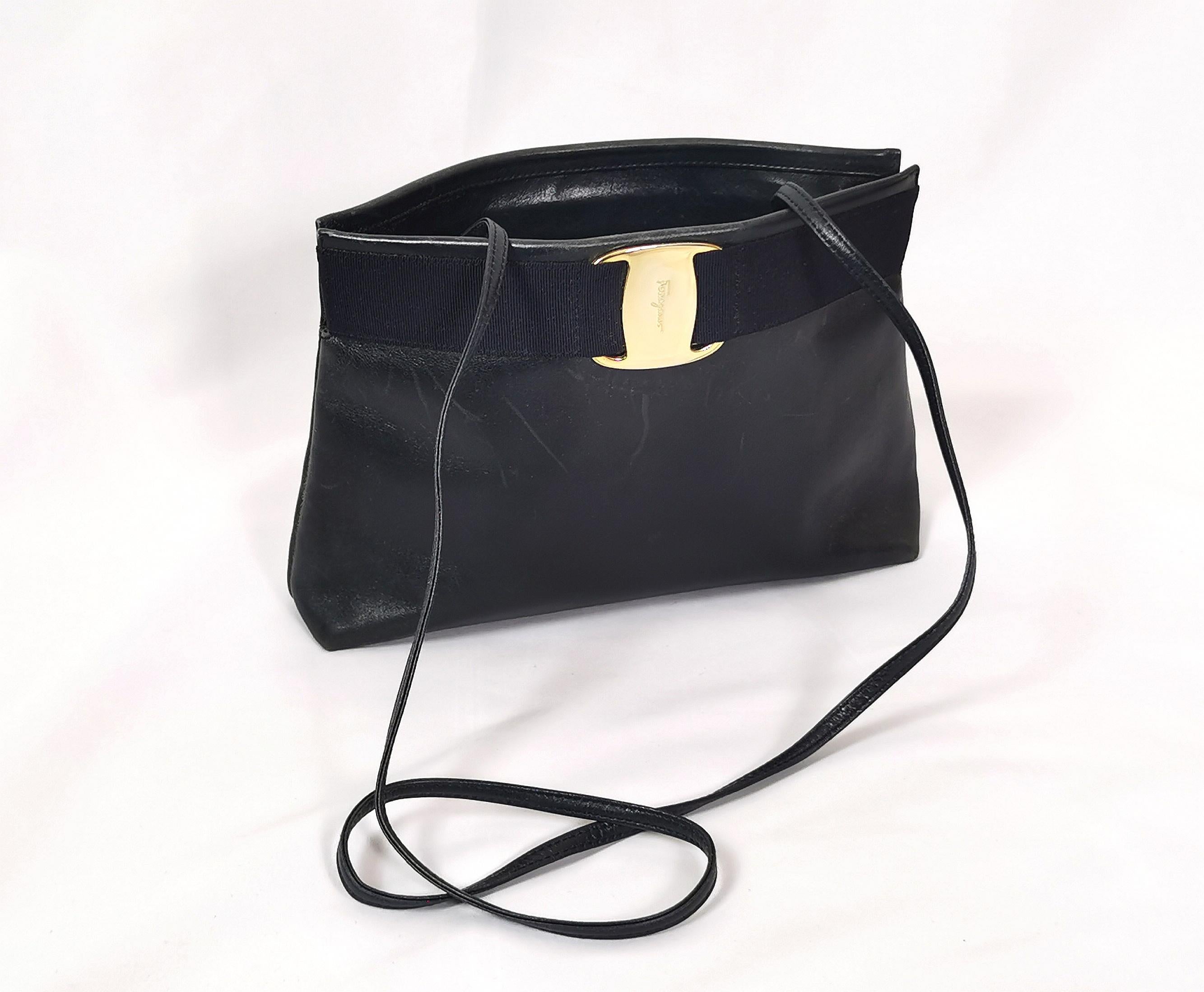 Women's Vintage Salvatore Ferragamo shoulder bag, clutch  For Sale
