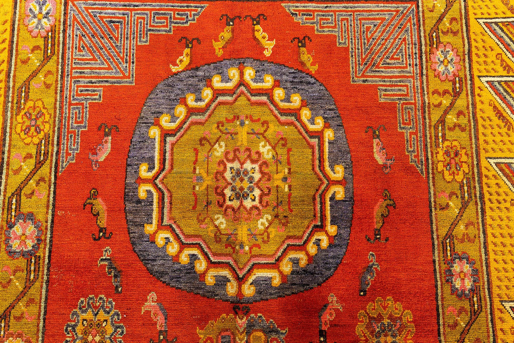 Tapis vintage de Samarkand (Khotan)
Taille : 6'0