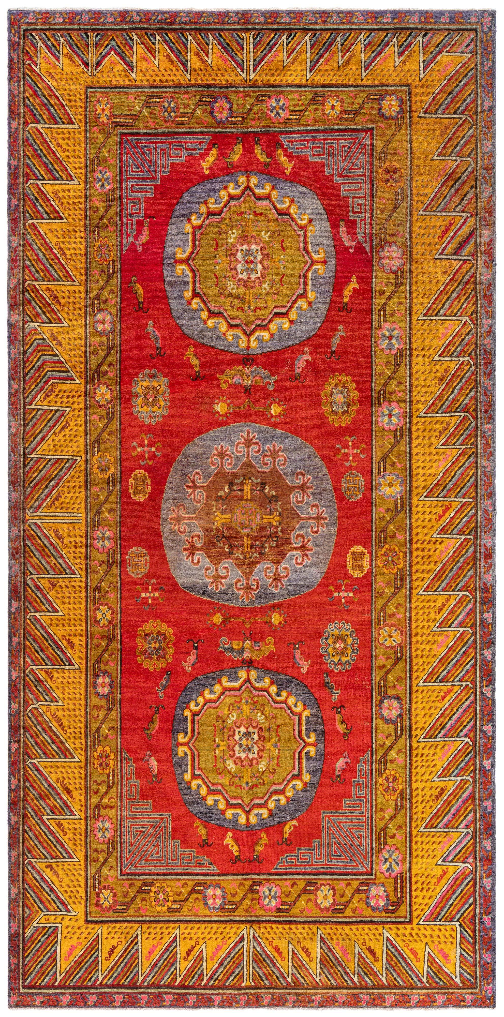 Afghan Vintage Samarkand (Khotan) Rug For Sale