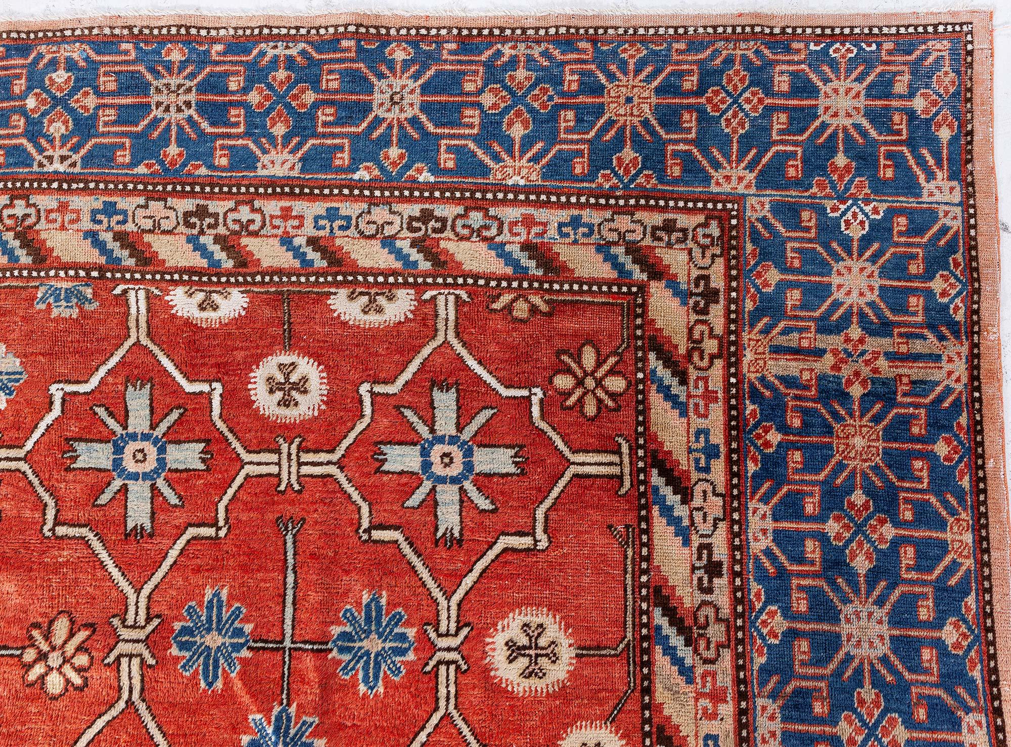 20ième siècle Doris Leslie Blau Tapis 'Khotan' Samarkand Vintage en vente