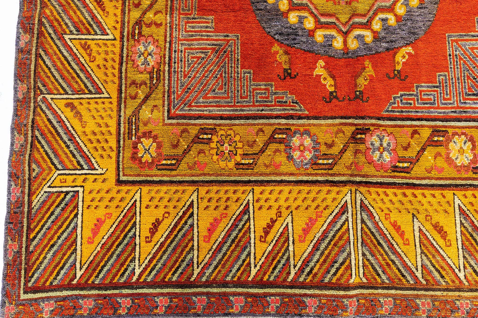 Tapis vintage de Samarkand (Khotan) en vente 2