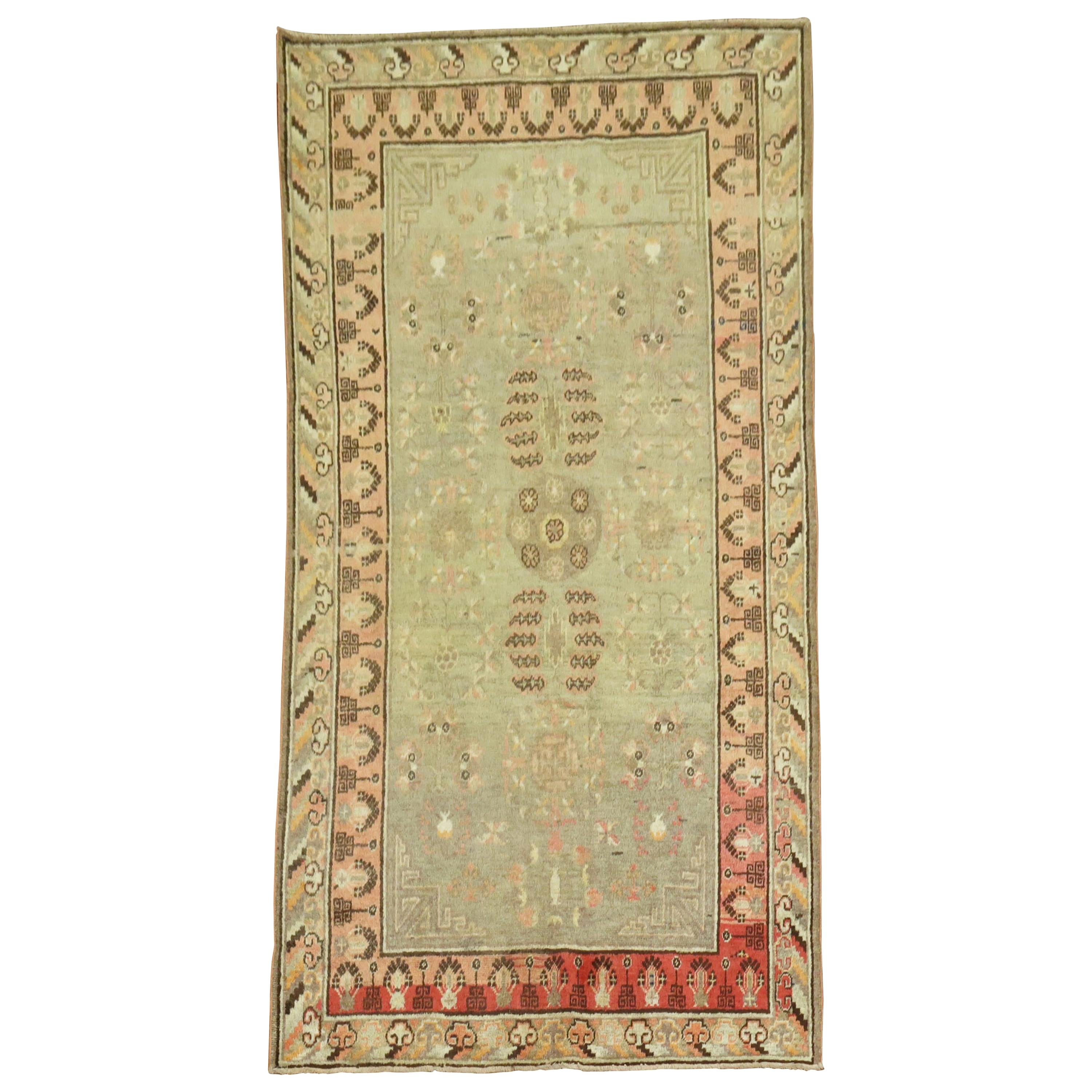 Tapis vintage Samarkand Khotan