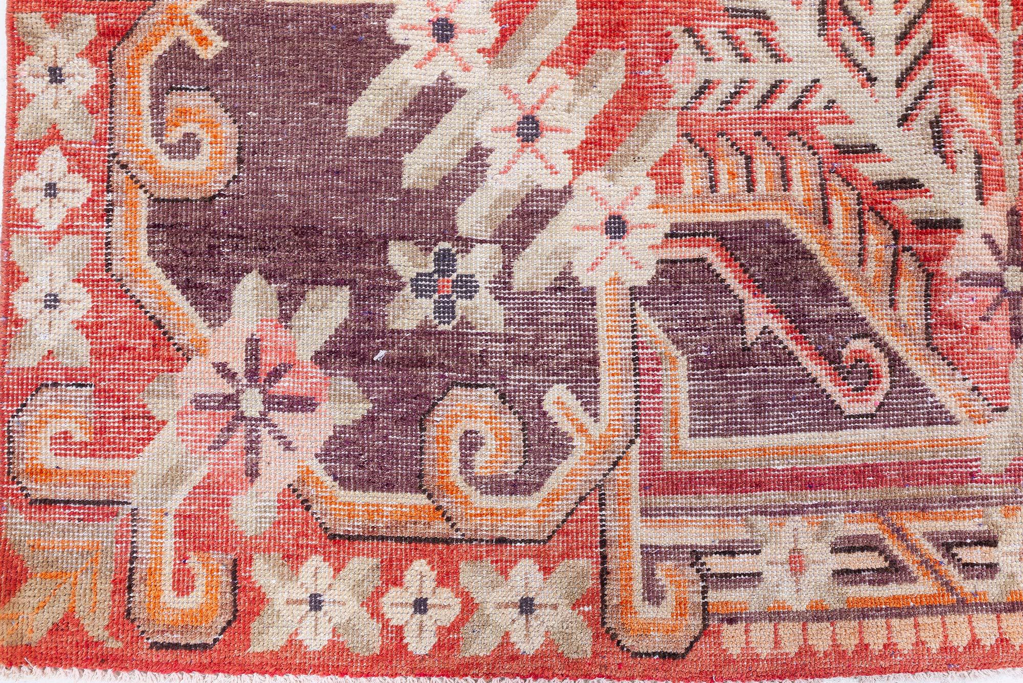 East Turkestani Vintage Samarkand Rug Doris Leslie Blau For Sale