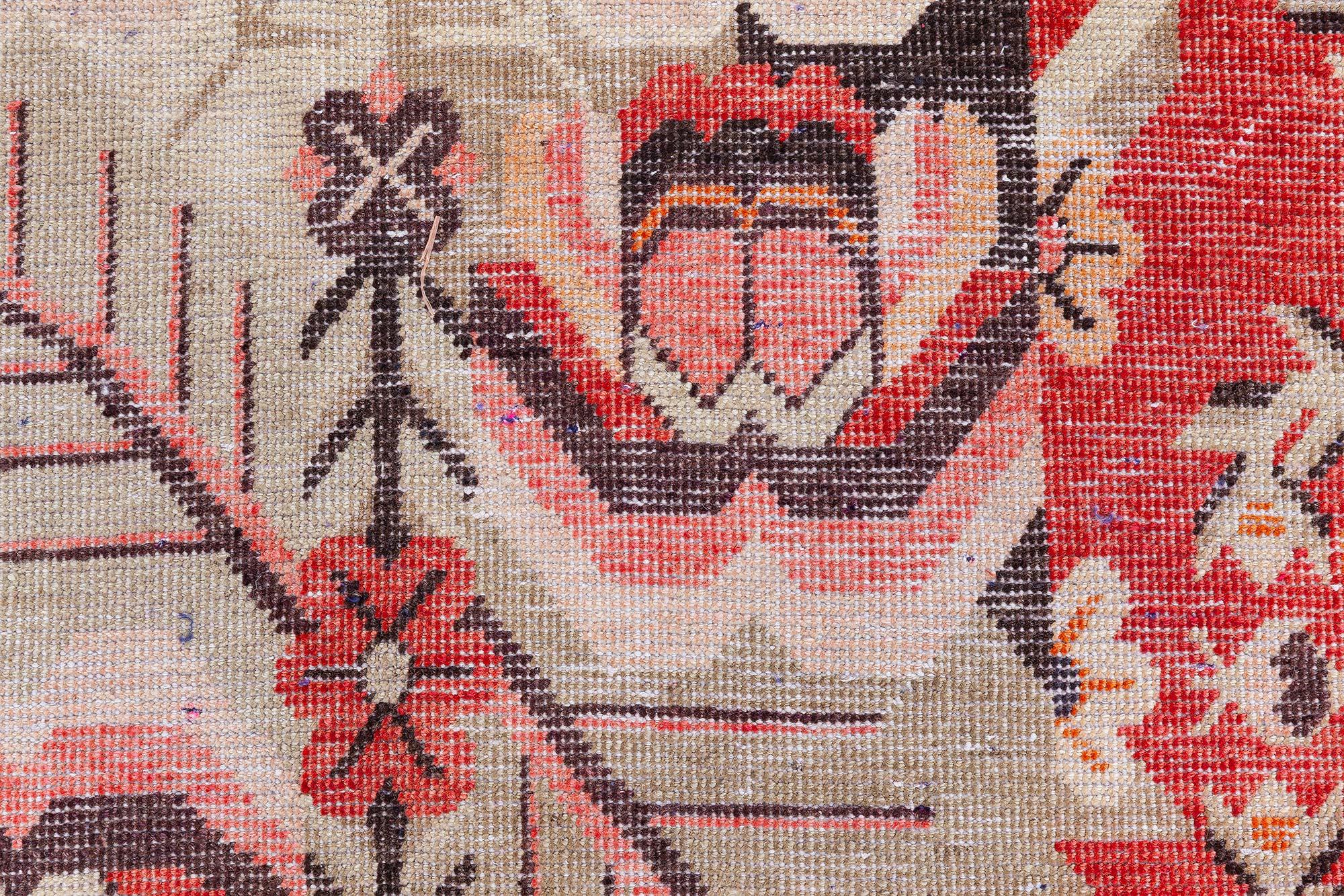 Vintage Samarkand Rug Doris Leslie Blau In Good Condition For Sale In New York, NY