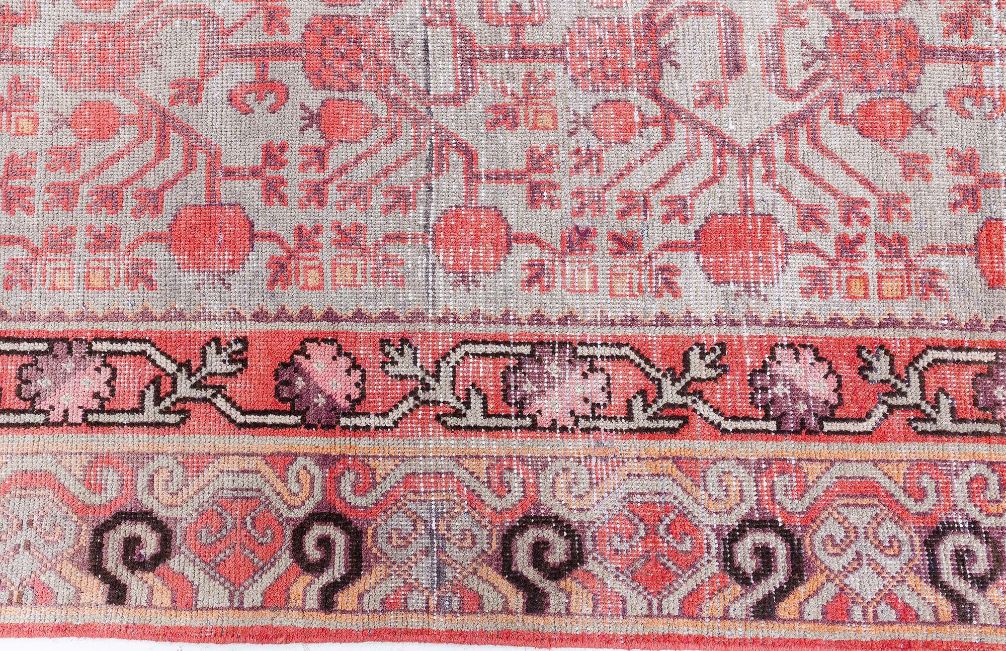 20th Century Vintage Samarkand Rug Doris Leslie Blau For Sale