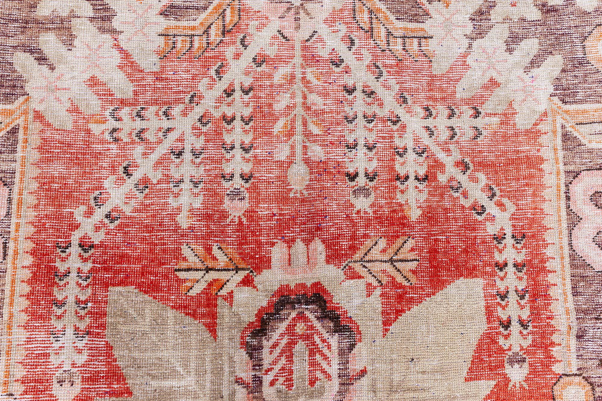 20th Century Vintage Samarkand Rug Doris Leslie Blau For Sale