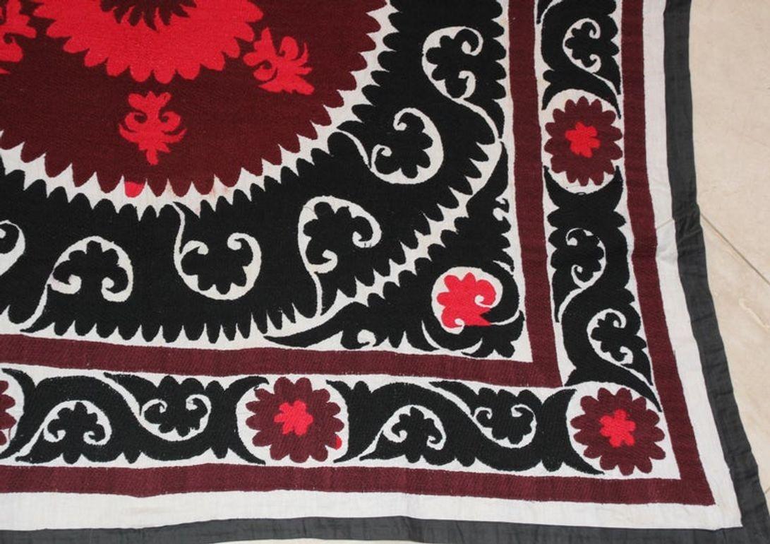 Suzani vintage de Samarcanda, Uzbekistán en venta 1