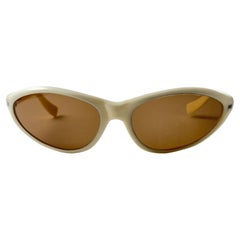 Vintage Samco Wrap Around Frame 1960's Midcentury Sunglasses Made In Italy