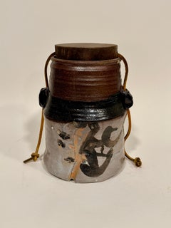 Vintage Sandra Johnstone Abstract Lidded Vessel c1960s California