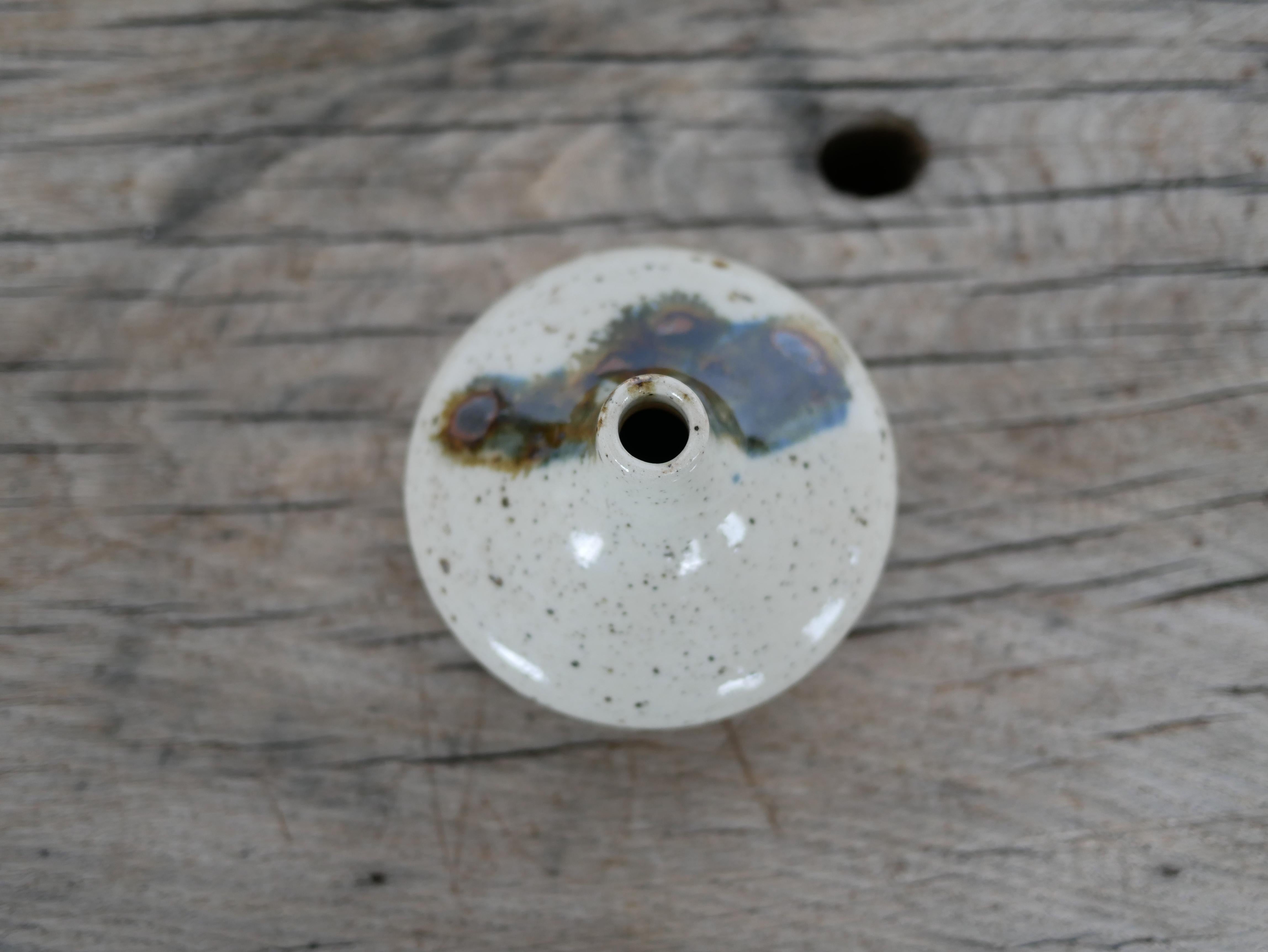 Vase soliflore vintage signé Cazes Bon état - En vente à AIGNAN, FR