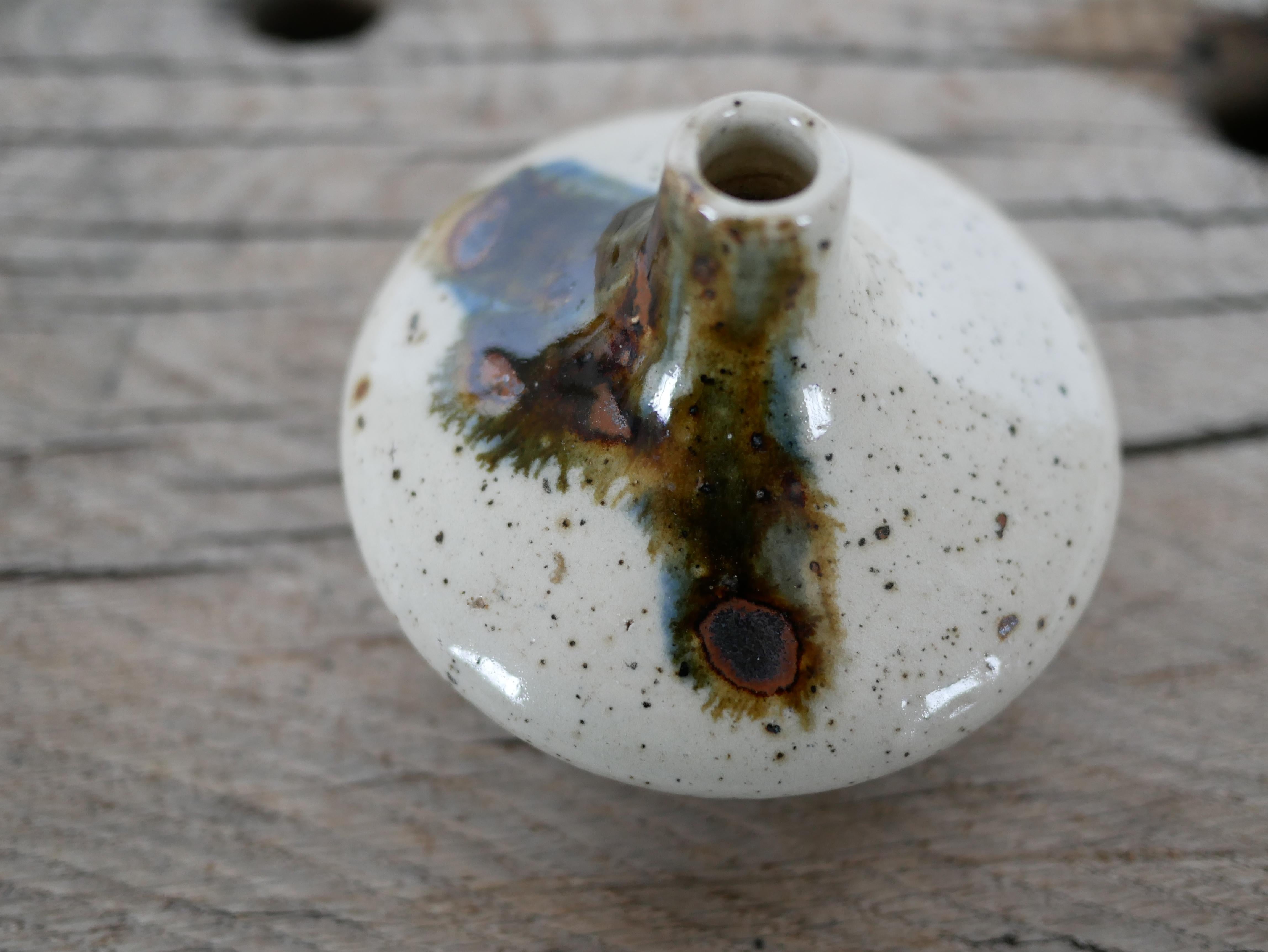 Vase soliflore vintage signé Cazes en vente 1
