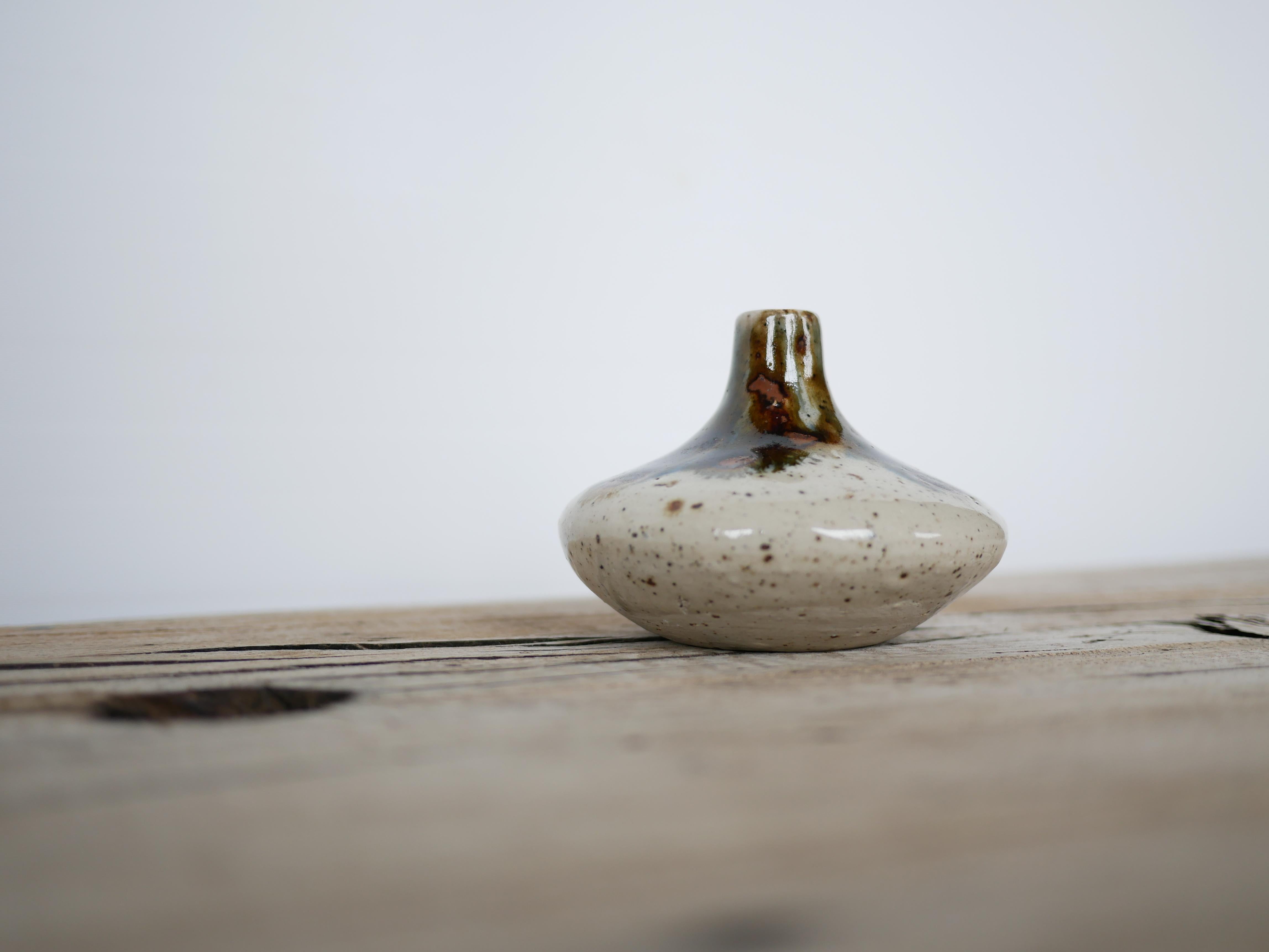 Vase soliflore vintage signé Cazes en vente 2