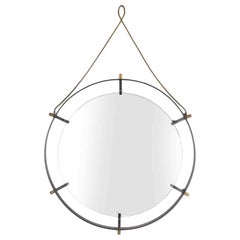 Miroir vintage SantAmbrogio and De Berti, années 1960