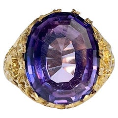 Vintage Sapphire and 18 Carat Cocktail Ring