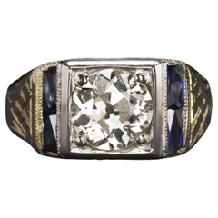 vintage sapphire and diamond Ring