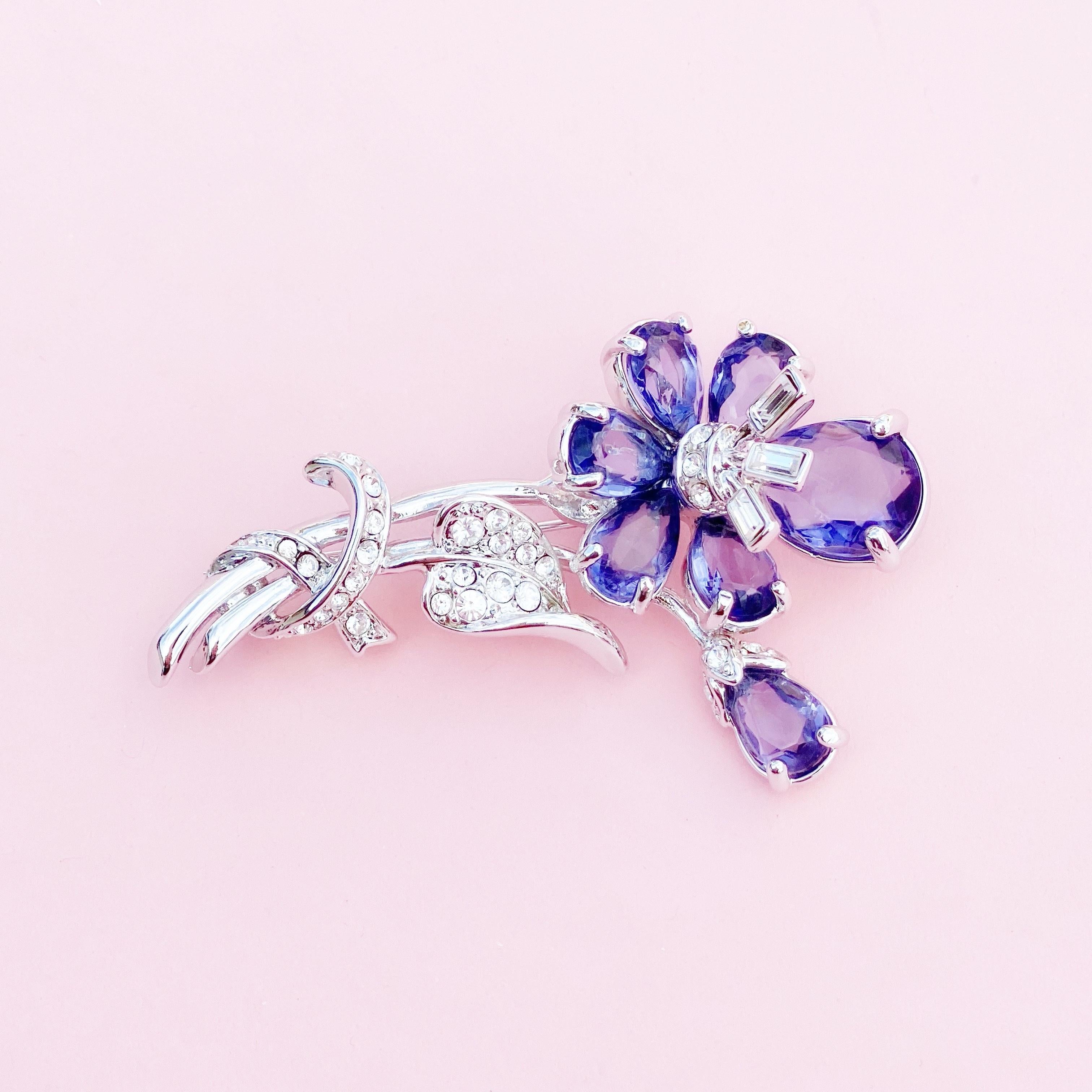 nolan miller flower brooch