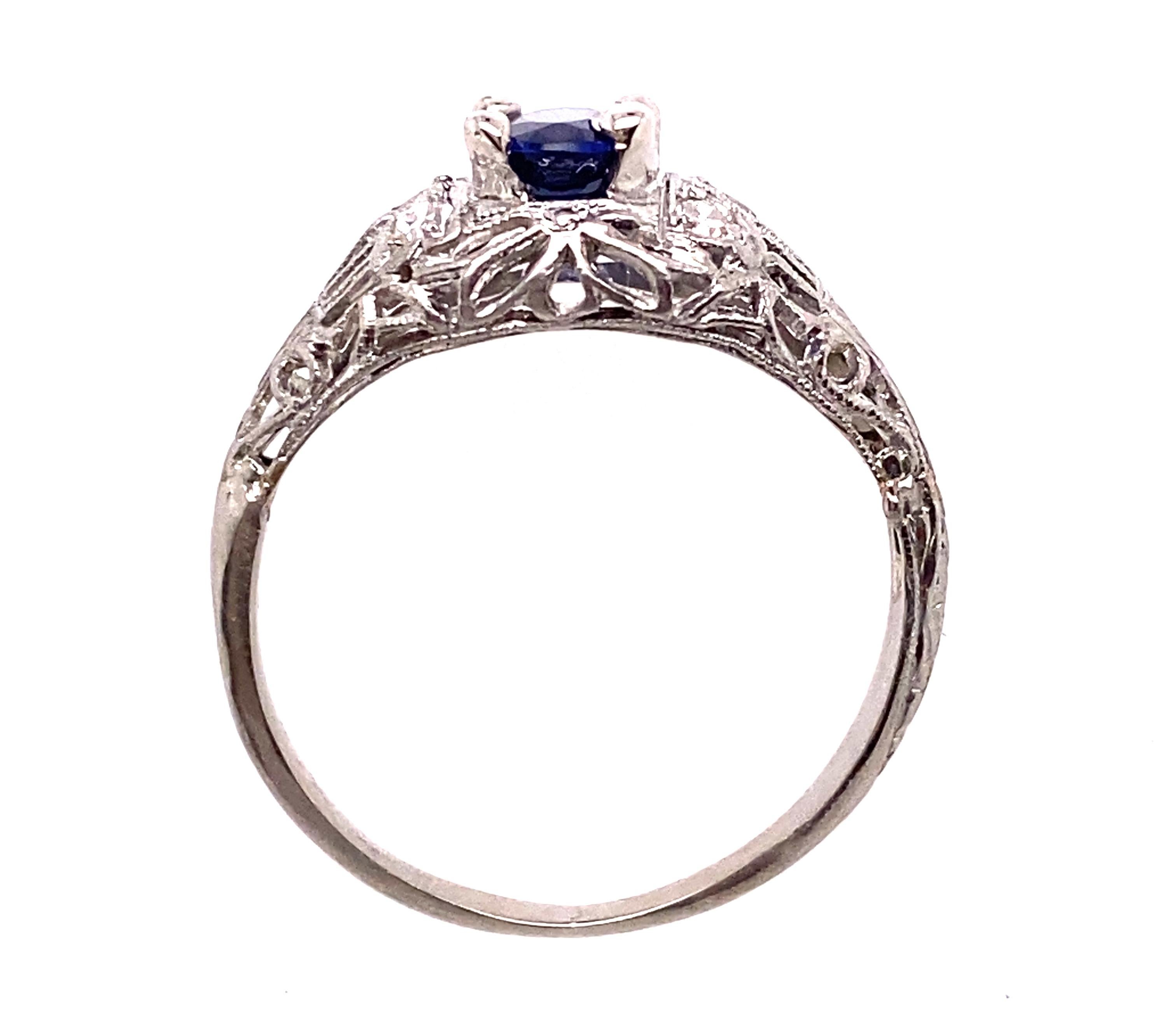 Genuine Original Antique Art Deco from 1920's-1930's Vintage Sapphire Diamond Engagement Ring .82ct Platinum


Featuring a Gorgeous .72ct Genuine Natural Oval Blue Sapphire Center

Incredible Hand Carved Filigree

Stunning Antique Ring

Delicate