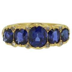 Vintage Sapphire Five-Stone Ring