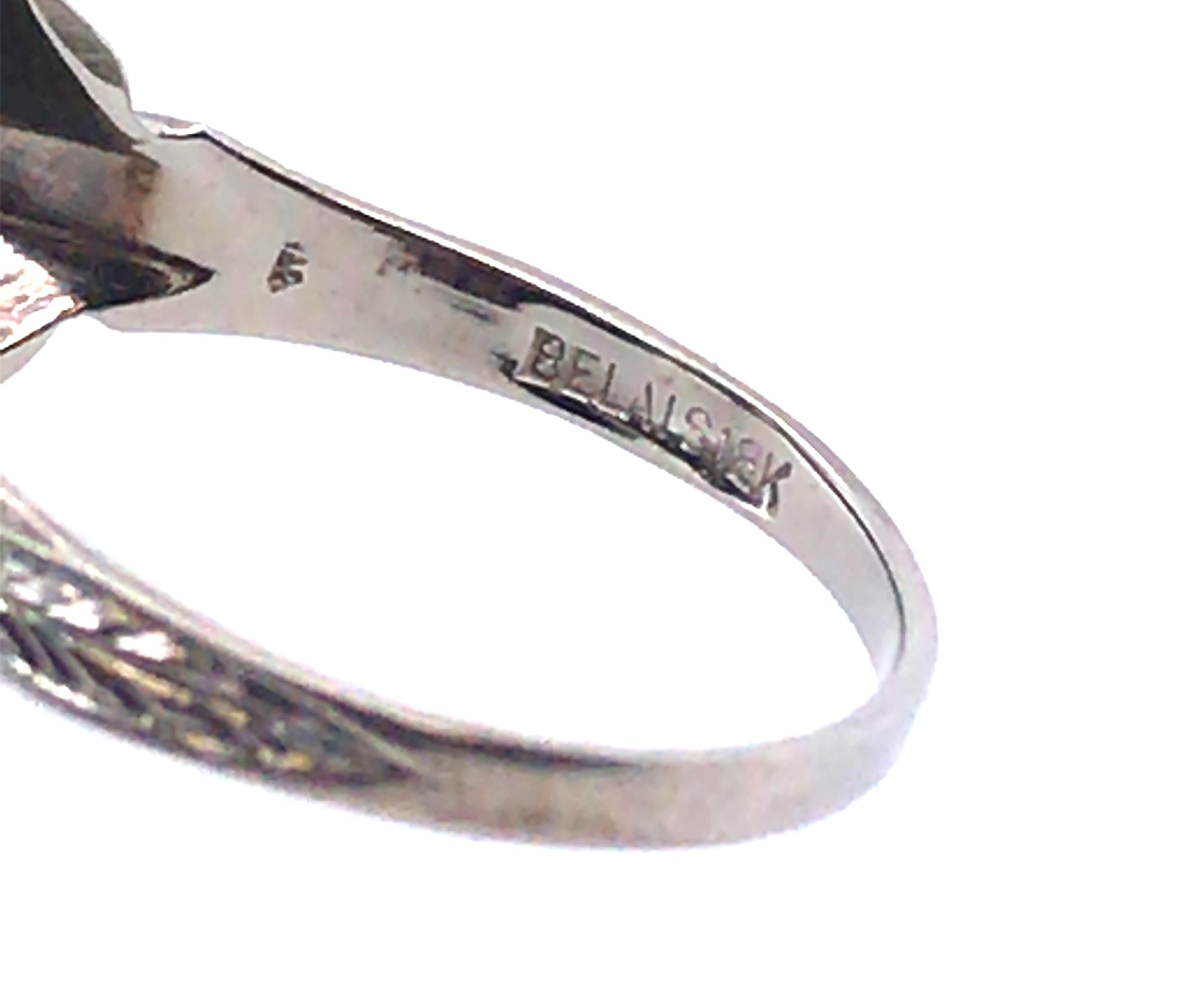 Diamond Engagement Ring Belais Bros. Antique Art Deco 1.40ct Original 1920s 1