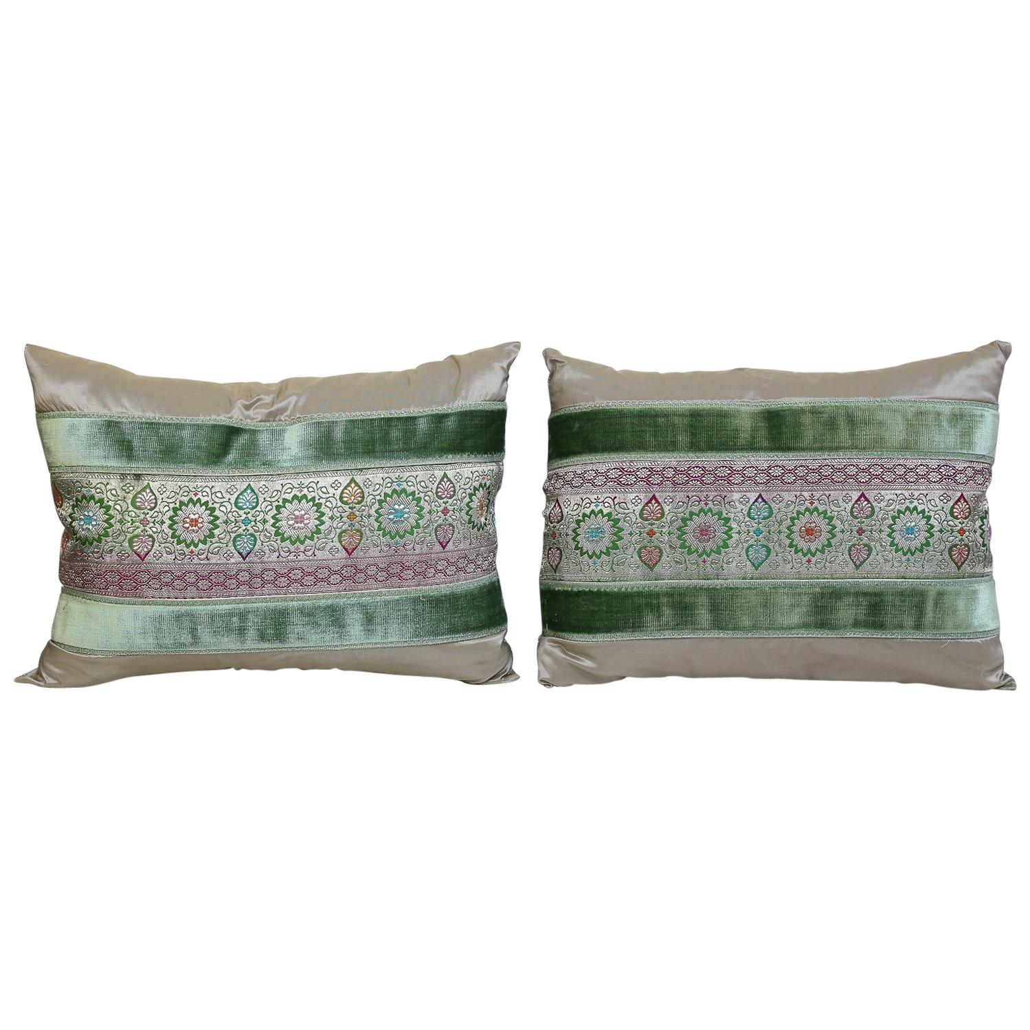 Maison Maison Vintage Sari Pillow For Sale