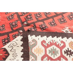 Vintage Sharkoy Old Western Anatolian Turkish Sarkoy Carpet, Balkan Style Unique