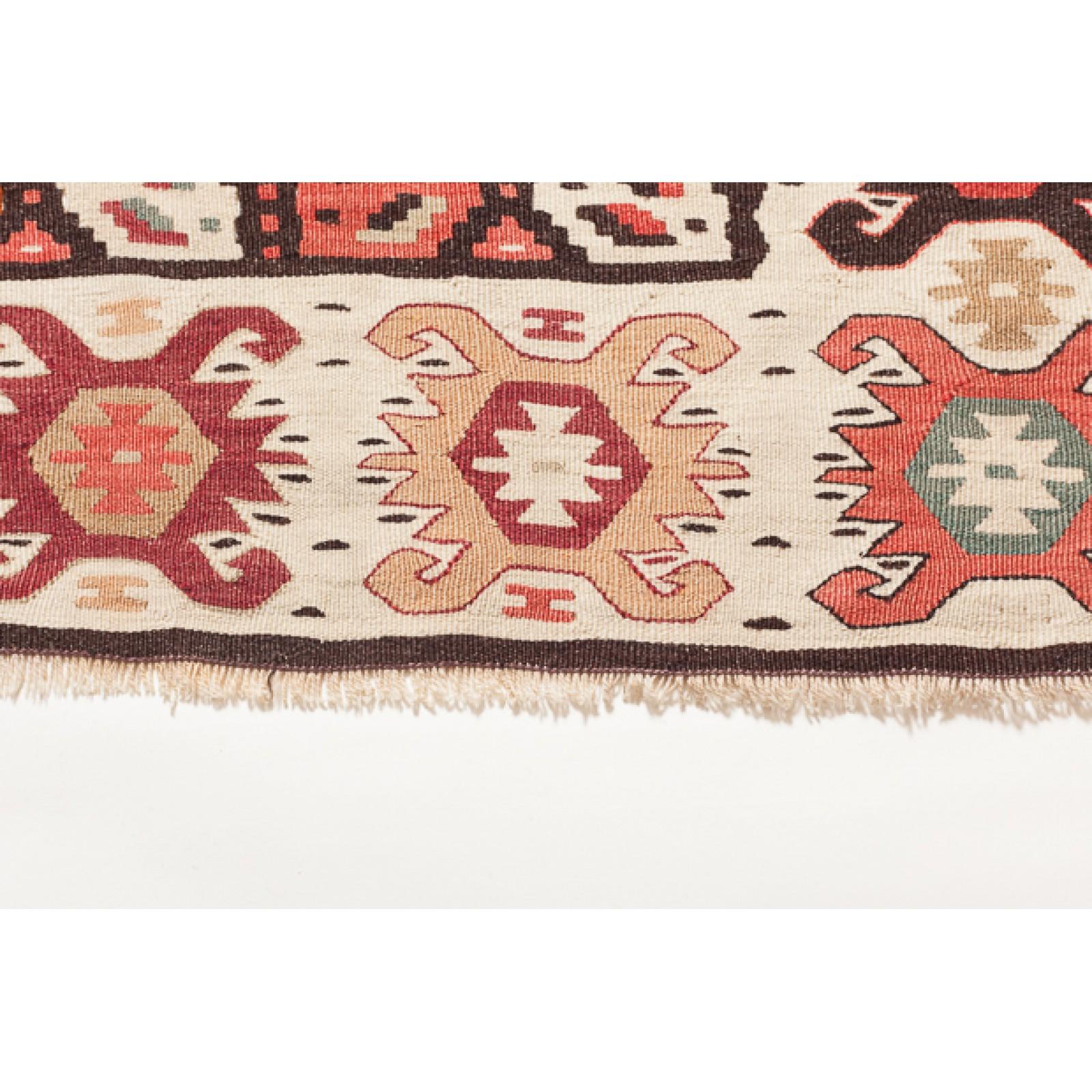 Kilim Western Anatolian Turkish Carpet, Balkan Style Unique For Sale