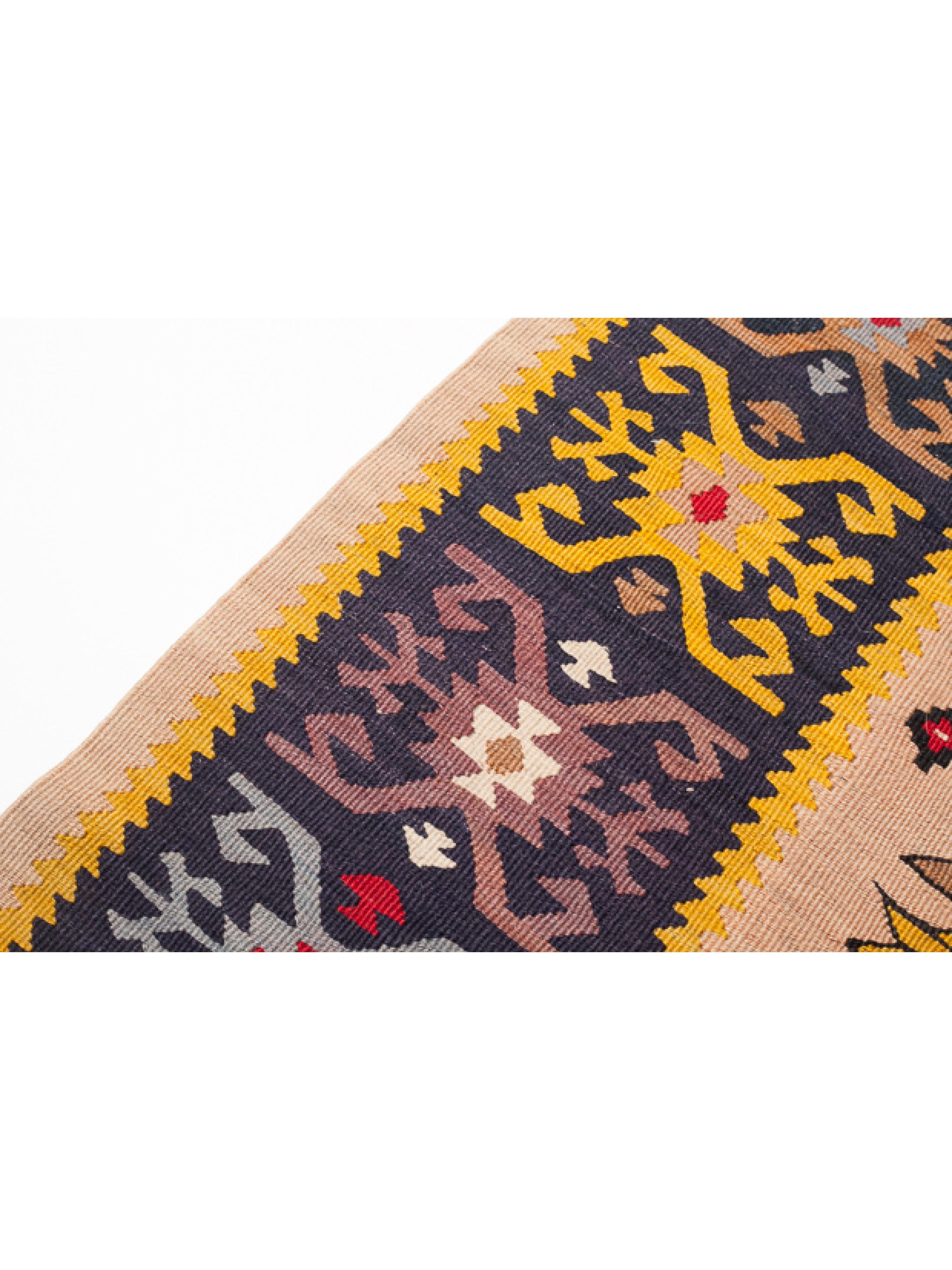 Vegetable Dyed Vintage Sarkoy Kilim Rug, Western Anatolian Turkish Carpet, Balkan Style Unique For Sale