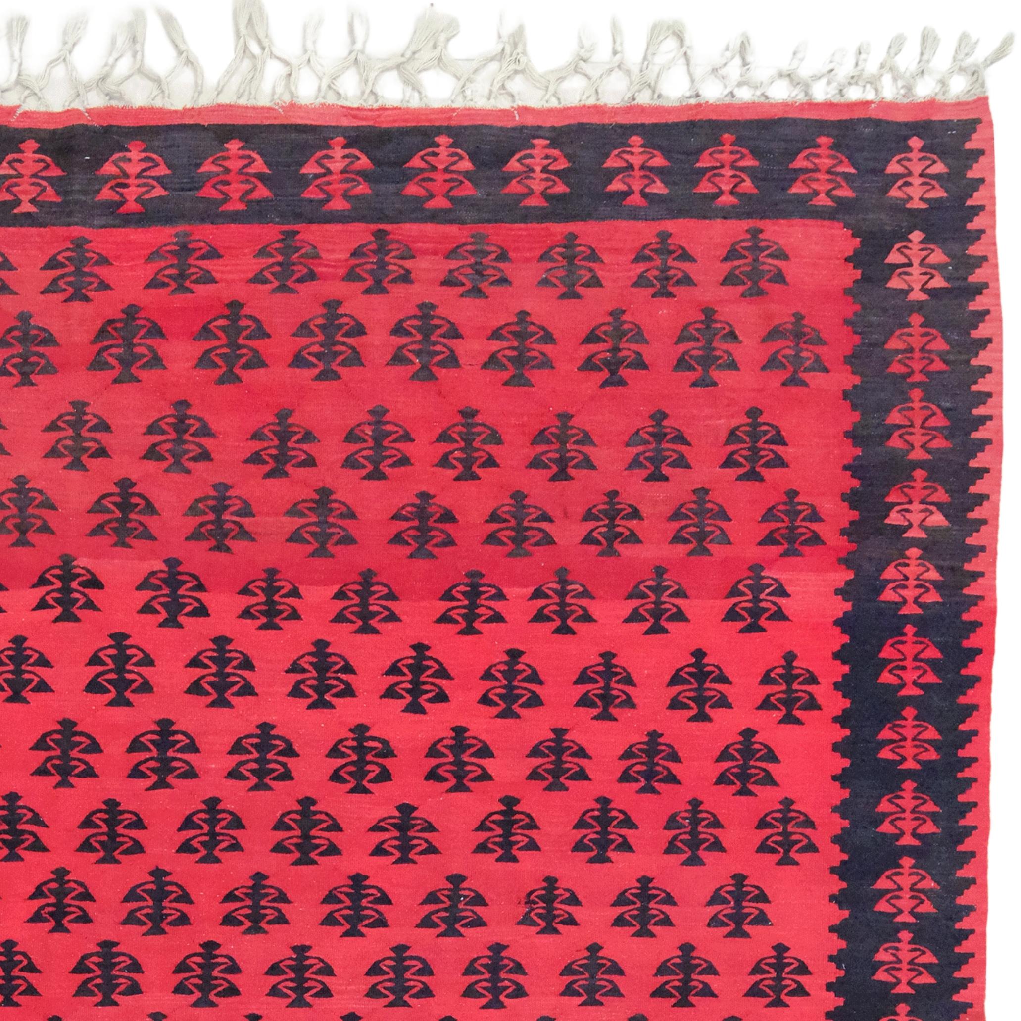 Vintage Sarkoy Kilim - Vintage Sarkoy-Teppich (Handgewebt) im Angebot