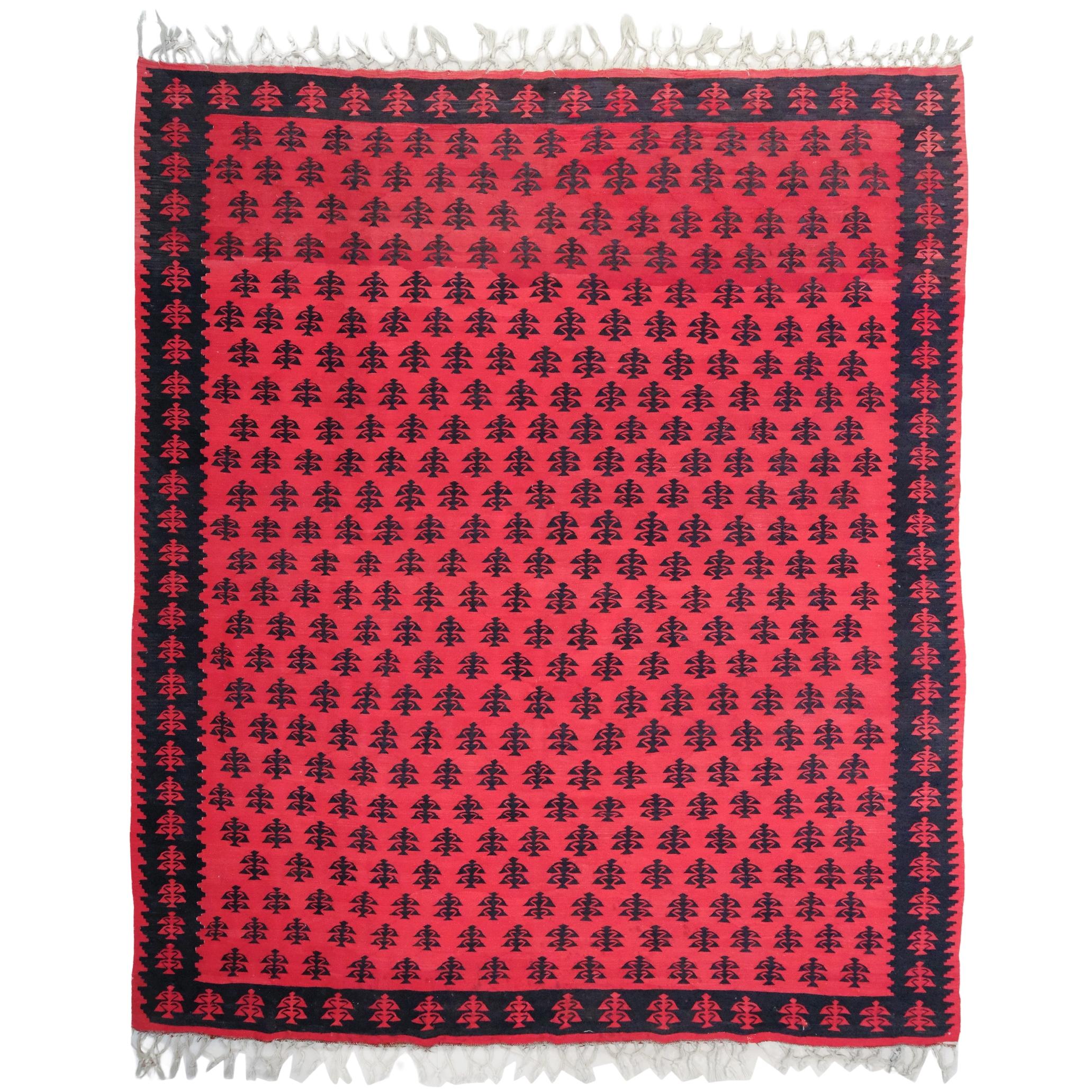Vintage Sarkoy Kilim - Vintage Sarkoy-Teppich im Angebot