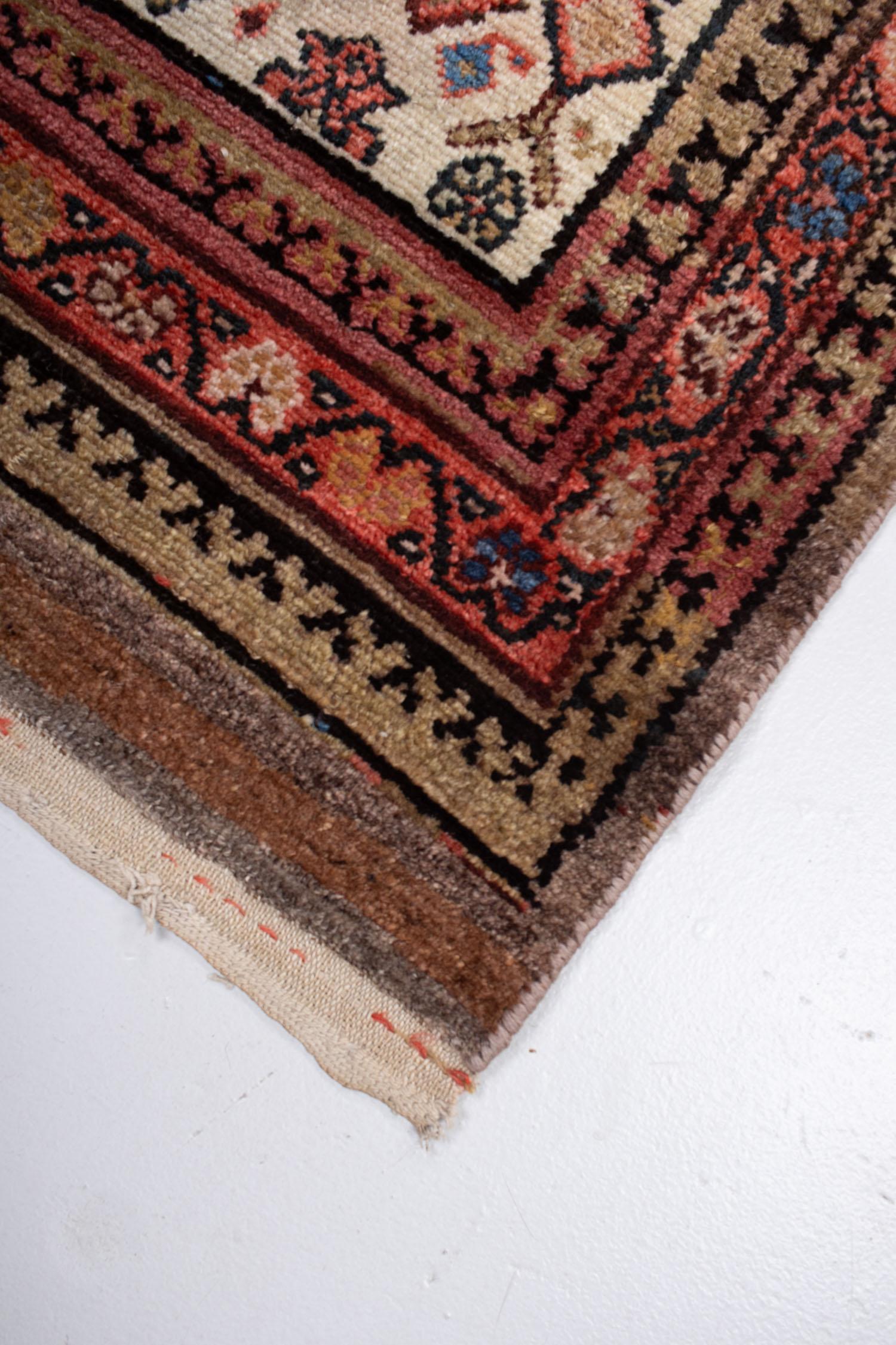 Wool Vintage Sarob Runner rug For Sale