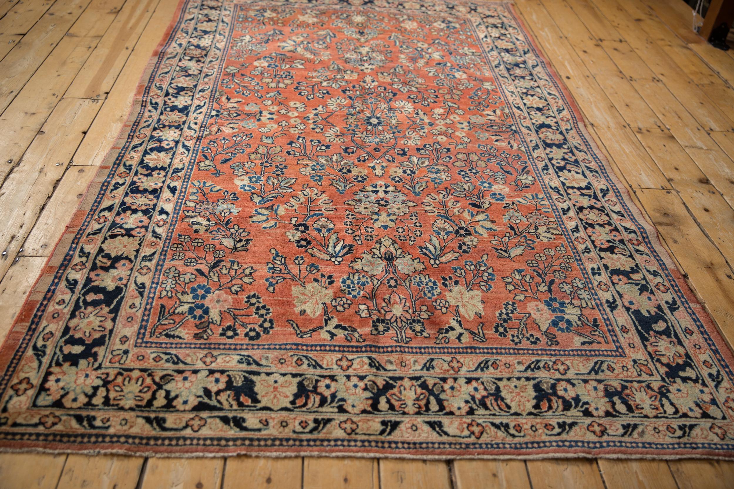 Vintage-Sarouk-Teppich im Angebot 2