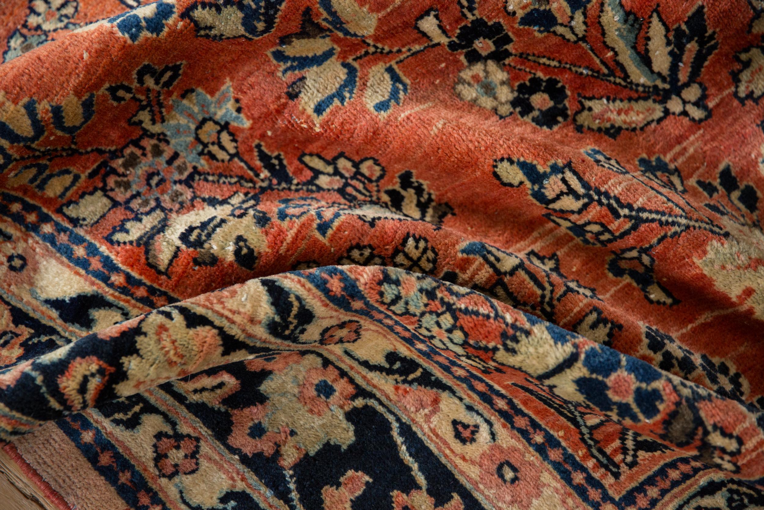 Vintage-Sarouk-Teppich im Angebot 4