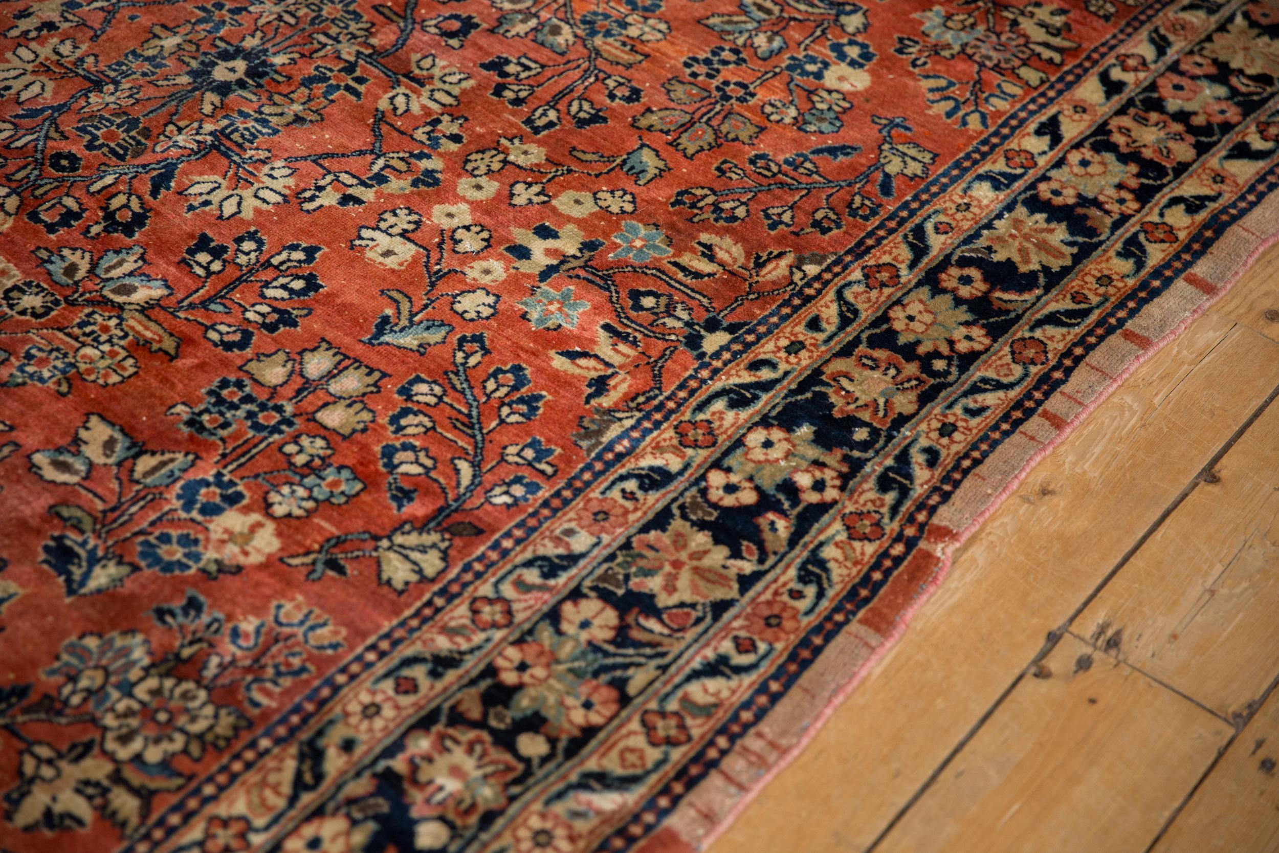 Vintage-Sarouk-Teppich (Wolle) im Angebot