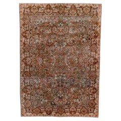 Palmette Vintage Sarouk Floral Vine