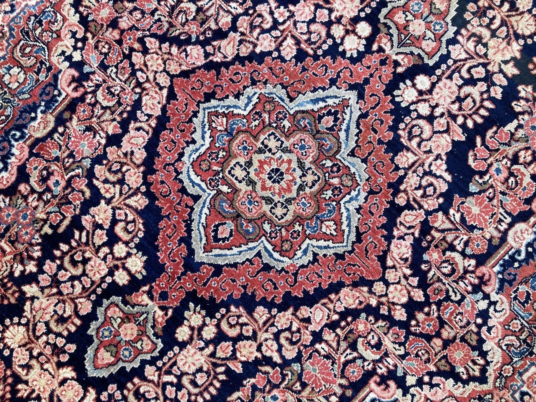 Sarouk-Teppich im Vintage-Stil, 2,06 m x 1,35 m im Angebot 6